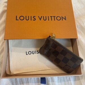 Louis Vuitton Checkered Brown Key & Card Holder